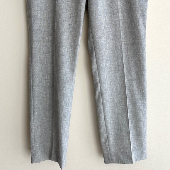 Reiss Women’s Grey Wool Blend Tapered Trousers, Gray Cropped Pants, Size 8 - Picture 15 of 16